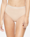 Calvin Klein Women's Second Skin High Waist Thong Underwear In Bare