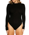 Naked Wardrobe Ribbed Effect Bodysuit In Black