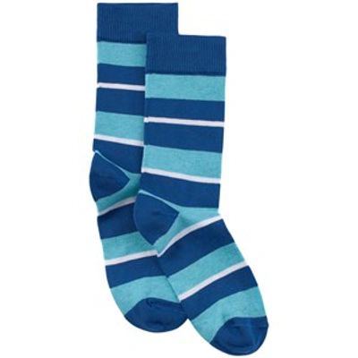 Marni Kids Blue Stripes Socks