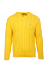 Ralph Lauren Cable-knit Cotton Sweater In Empire Yellow