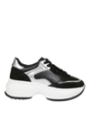 Hogan Maxi I Active Sneaker Black In Black/ Silver