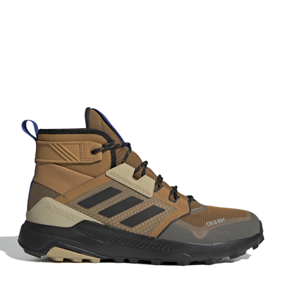 Adidas Originals Terrex Free Parley Trail Hiking Boot In Beige/ Black
