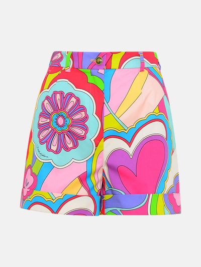Dolce & Gabbana Multicolor Floral Cotton Shorts
