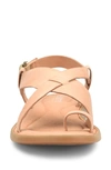 Born Inya Crossover Sandal In Natural Leather