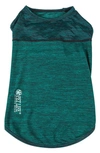 Pet Life Active 'aero-pawlse' Heathered Tank Top In Green