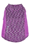 Pet Life Active Warf Speed Dog T Shirt In Purple Heather And Purple
