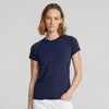 Ralph Lauren Performance Jersey Short-sleeve Tee In French Navy