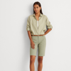 Ralph Lauren Bi-stretch Twill Short In Lily Pad