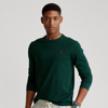 Ralph Lauren Classic Fit Jersey Long-sleeve T-shirt In College Green