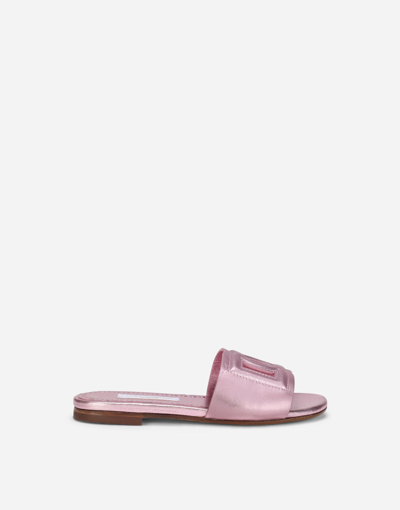 Dolce & Gabbana Kids' Sandalo In Pink