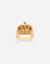 DOLCE & GABBANA CROWN YELLOW GOLD RING