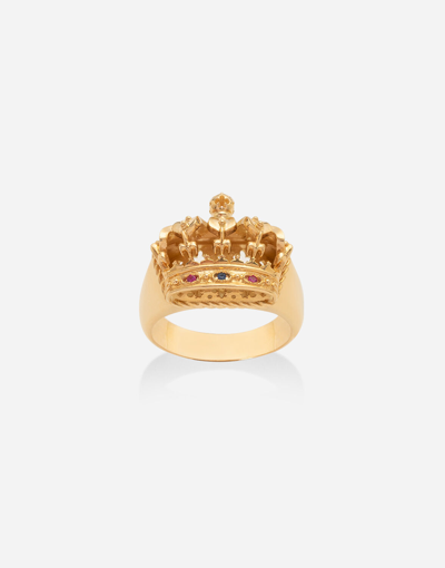 Dolce & Gabbana Crown Yellow Gold Ring