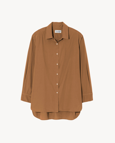 Nili Lotan Yorke Shirt In Tawny