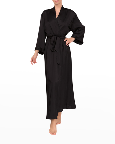 Everyday Ritual Colette Long Robe In Black