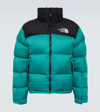 The North Face Green Down 1996 Retro Nuptse Jacket In Porcelain Green