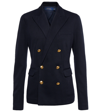 POLO RALPH LAUREN KNIT DOUBLE-BREASTED BLAZER