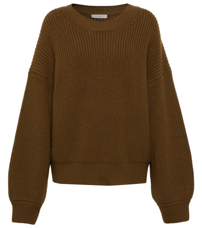 The Row Gaiola Cashmere Jumper In Cumin