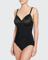 Wacoal Visual Effects Minimizing Medium Control Bodysuit In Black