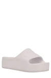 Calvin Klein Women's Holly Logo Platform Slide Sandals Women's Shoes In White