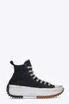 Converse Black Run Star Hike High Top Sneakers In Nero