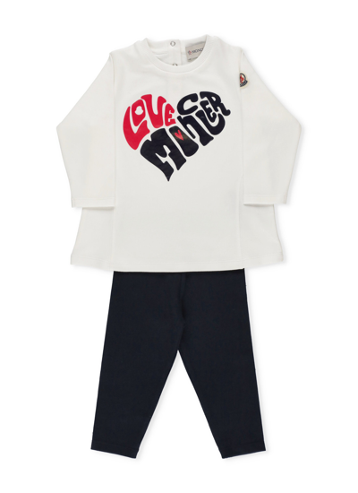 Moncler Enfant Graphic Printed Tracksuit In Multi