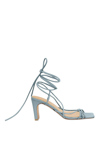 Spring 2022 Footwear Meghan Heeled Wrap Sandal In Adriatic