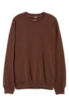 Reigning Champ Relaxed Crewneck Sweatshirt In Earth