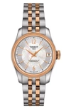 Tissot Ballade Mother Of Pearl Bracelet Watch, 34mm In Rose Gold/ Mop/ Rose Gold