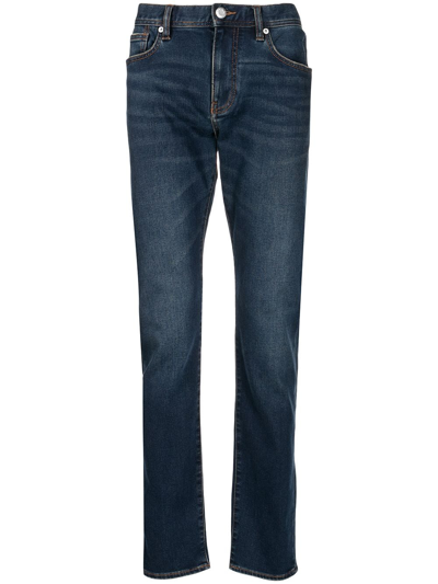 Armani Exchange Slim-cut Denim Jeans In Blue