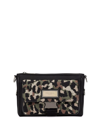 DOLCE & GABBANA LEOPARD JACQUARD CROSSBODY BAG