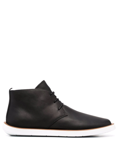 Camper Men's Wagon Hombre Desert Boots Men's Shoes In Black