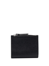 Maison Margiela Four-stitch Logo Wallet In Black