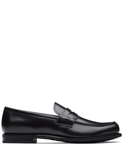 Church's Gateshead Calf Leather Loafers In Black