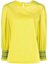 P.a.r.o.s.h P. A.r. O.s. H. Woman Top Yellow Size L Cotton In Yellow