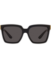 Dolce & Gabbana Square-frame Sunglasses In Black