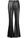 ANTONELLA RIZZA MOON FAUX-LEATHER TROUSERS