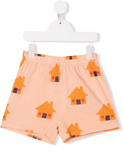 Bobo Choses Kids' Shorts & Bermuda Shorts In Orange