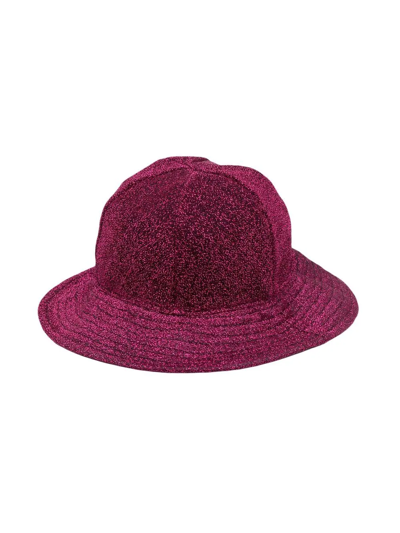 Oseree Kids' Glittered Sun Hat In Pink