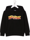 DSQUARED2 GRAFFITI-PRINT COTTON HOODIE