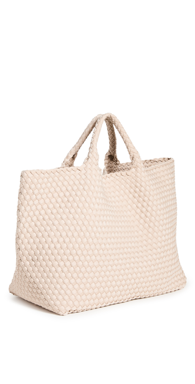 Naghedi St. Barths Large Woven Tote In Ecru