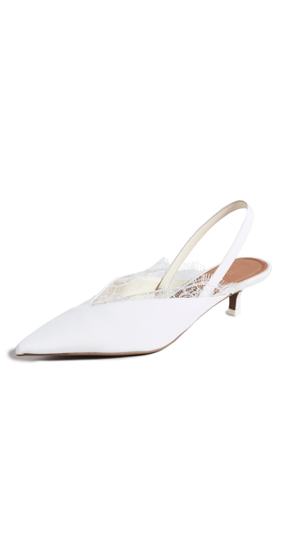 Neous Irena Slingbacks In Cream/cream