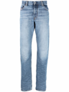 DIESEL WASHED STRAIGHT-LEG JEANS