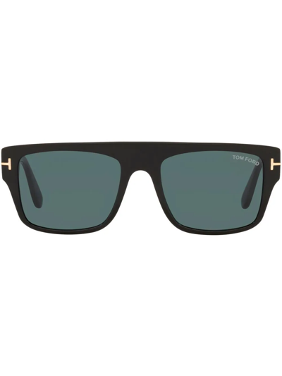 Tom Ford Dunning Rectangle-frame Sunglasses In Black