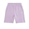 Mm6 Maison Margiela Logo-embroidered Cotton Track Shorts In Purple