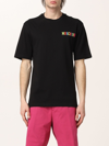 Moschino Cotton T-shirt With Logo In Black