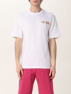 Moschino Cotton T-shirt With Logo In White