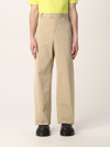 Bottega Veneta Washed Stretch Nylon Trousers In Beige