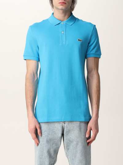 Lacoste Basic Polo Shirt With Logo In Blue 1