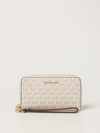 Michael Michael Kors Continental Wallet In Monogram Canvas