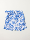 Msgm Skirt  Kids Kids Color Gnawed Blue In Gnawed Blue